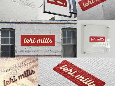 Lehi Mills Logotype branding business corporate design icon illustration logo logotype modern ui