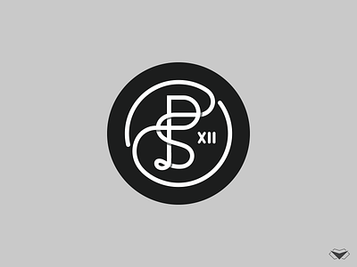 PS Logo Design circular geometric letter p letter s modern monogram p s p s letter p s logo s p letter s p logo vintage