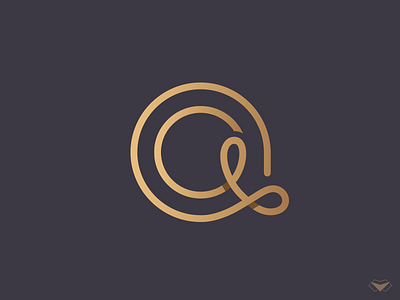 A Letter Logo a a letter classy elegant gold initial letter a logo logotype modern monogram typography
