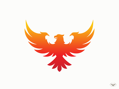 Phoenix Wings of Flames fenix flame flames logo logodesinger logoinspiration logoinspirations logotype logotypes phoenix