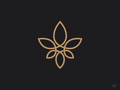 Flower Logo classy company fashion flat flexible flower logotype luxurious modern professional simple sophisticated