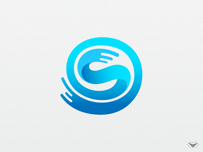 Liquid Letter S Logo
