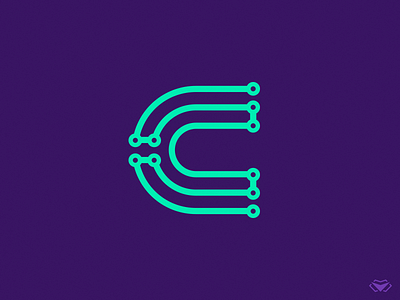 C Letter Network Logo