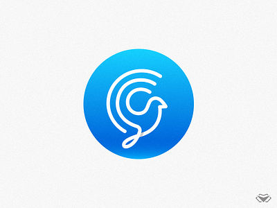 SONGBIRDmusic Logo audio bird bird logo bird sound logo blue bird branding business circle circle logo circular logo corporate design elegant icon logo logotype modern sound sphere vector