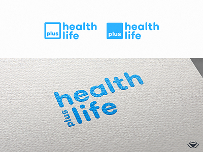 Health Plus Life Logo app blue brand branding business corporate design elegant health healthy icon letter logo logotype medical medical care medical logo modern typography vector