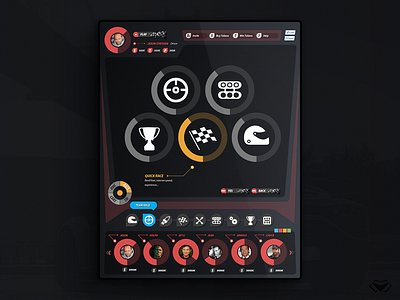 Racing Social Game - Concept V3 - No 02