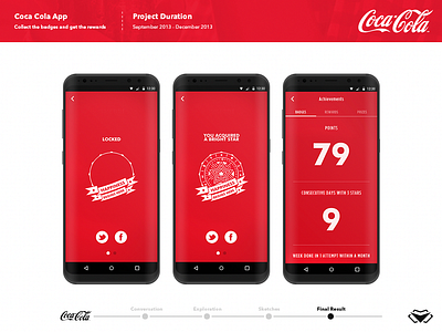 Coca Cola App Design - UI/ UX