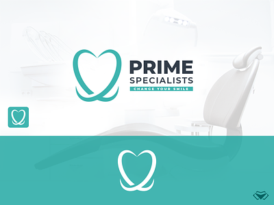 Prime Specialists - Dental Logo branding business classy corporate dental logo design elegant flat design icon logo logotype minimal minimalistic logo modern teeth tooth