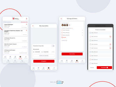 Jobs app for temporary workers 2/2 job app mobile app mobile design product design ui ux