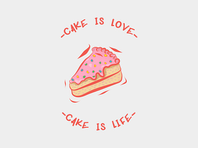 Cake Is Love cake facts illustration