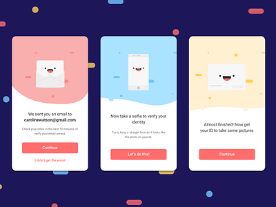 Instructions for account creation app application character design digital illustration illustration instructions signup ui uidesign ux uxdesign visual design