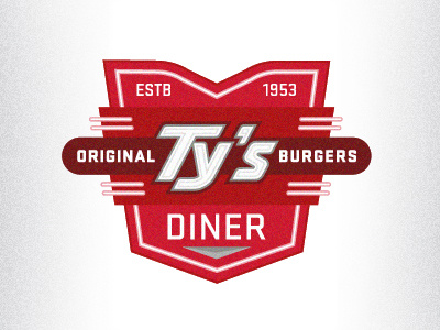 Ty's Diner logo vector