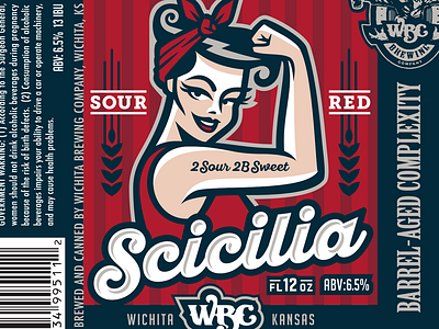 WBC seasonal can barrel beer craft beer red wichita