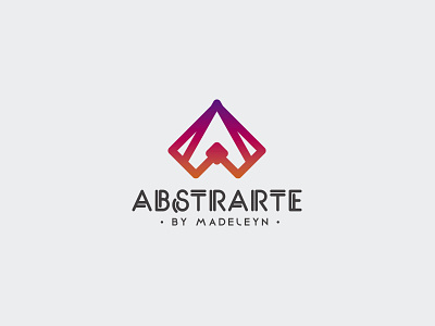 Abstrarte abstract abstract design art branding design flat icon identity illustration lettering logo minimal stationary design type typography vector