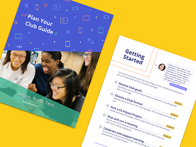 Girls Who Code Guide education girls who code graphic design print