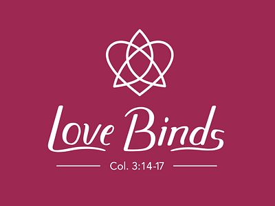 Love Binds design branding design handlettering logo