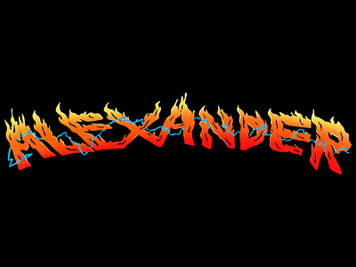 ALEXANDER branding creative design direction flat hiphop illustration illustration art lettering logo painting rap typography