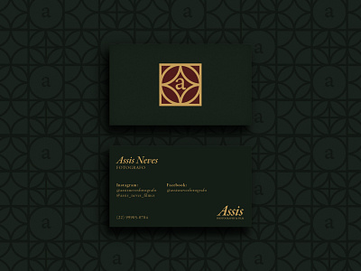 Assis version 1 business card elegant logo