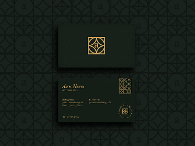 Assis Neves elegant emerald gold logo luxury photographer
