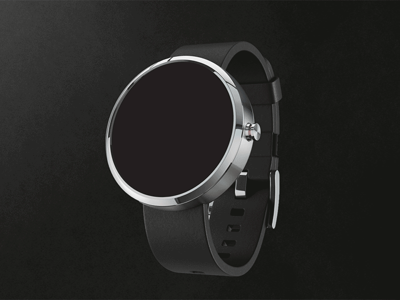 Android Wear - Health app android animated app concept gif moto360 watch wear