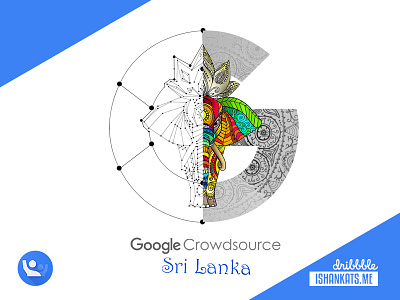 Google Crowdsource Sri Lanka crowdsource gcs google googlecroudsource graphic ishankats lk logo photoshop ps srilanka traditional