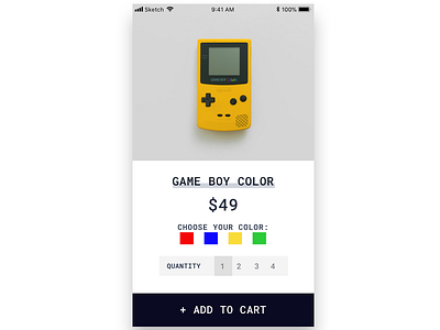 Single Product (Mobile) - Daily UI 012 daily ui day 12 mobile single product