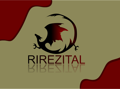 RIREZITAL Logo android corel draw coreldraw design design inspiration design logo designer illustration ios logo logo design logodesign logoinspiration logoinspire photoshop typography ui ux