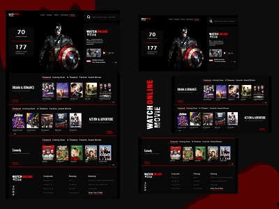 watch Online Movie web design