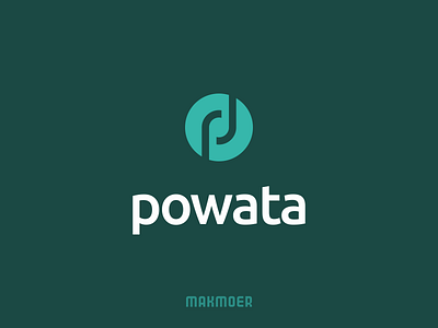 Powata logo clean design logo meaningful minimal simple unique