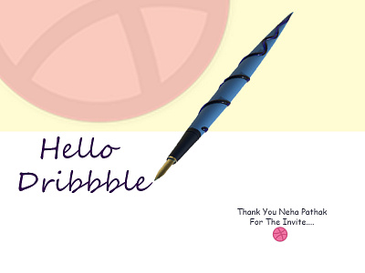 Hello! debut shot design hello dribbble pen product design