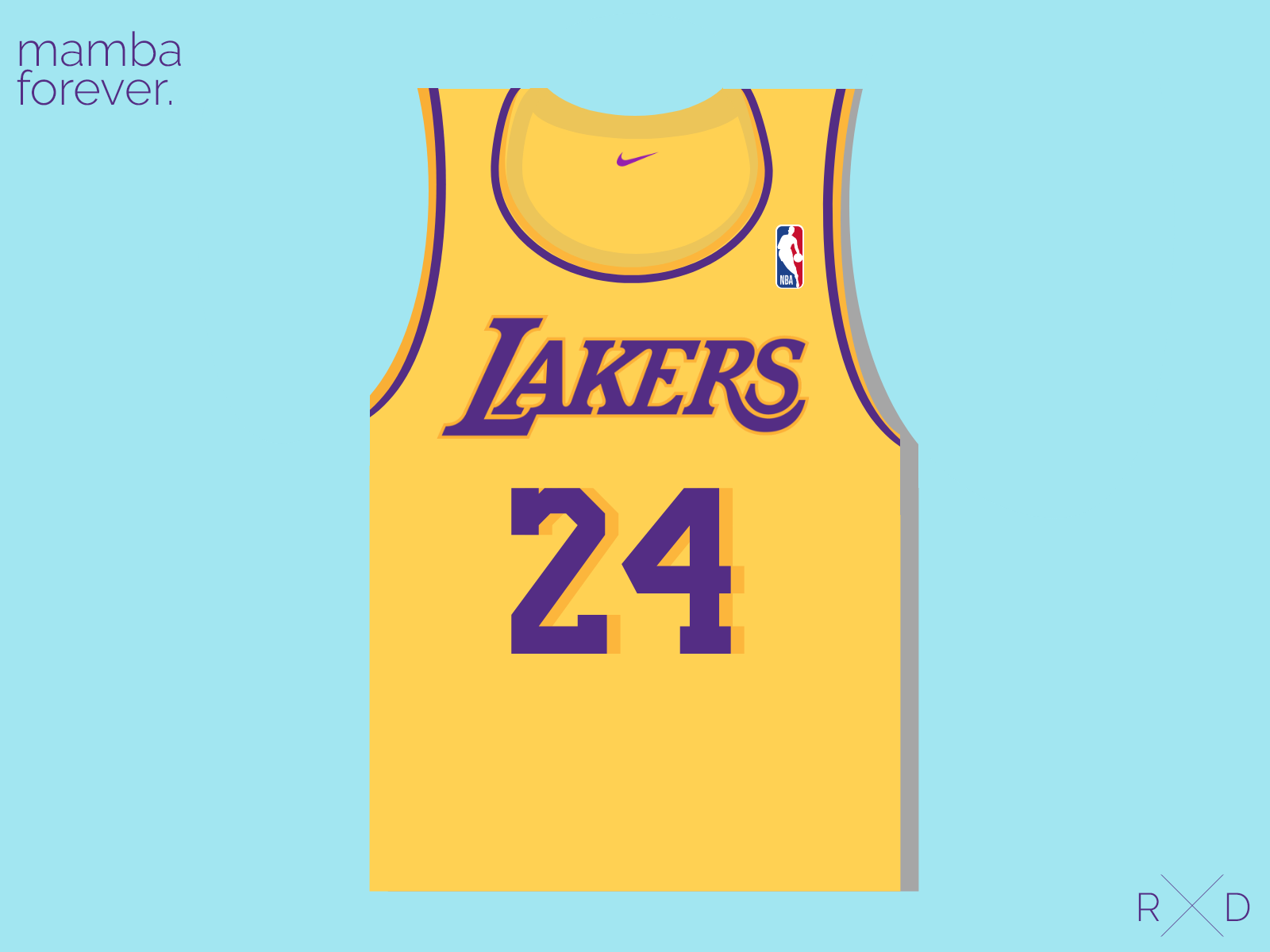 Vector Illustration Kobe Bryant Jersey Number Stock Vector (Royalty Free)  2279005553