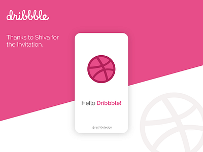 Hello Dribbble! adobe photoshop firstpost hello dribbble illustration ui