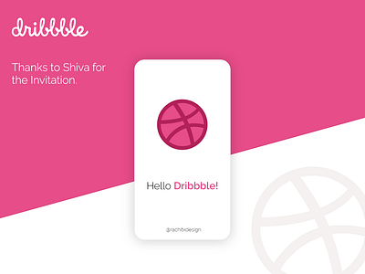 Hello Dribbble!