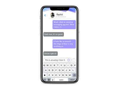 Day-13:Messaging App UI 100daysofui adobe xd illustrator messaging app