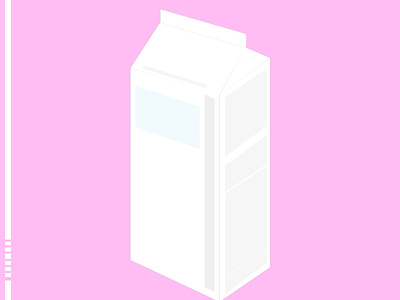 Milk Carton-Using Pastels abstract minimalism pastel pink product