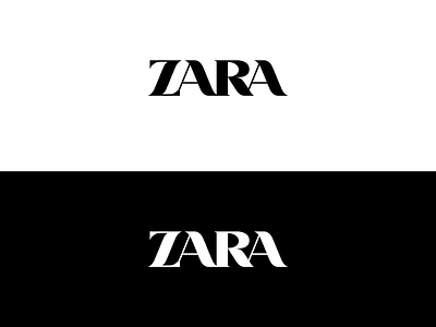 Zara (Concept) brand designer brand identity branding custom fashion app lifestyle brand logomark logotype rebranding vector zara