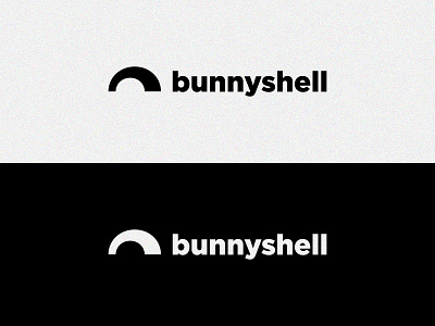 Bunnyshell-b/w abstract brand designer brand identity branding bunnyshell cloud cloud computing design dusandidesign graphic design hop logo logomark modern logo simple simple logo technology
