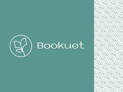 Bookuet - 1 book book thrifter boquet brand designer brand identity branding design dusandidesign graphic design logo logomark simple