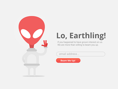 Lo Earthlings | Contact form design digital art flat illustration ui vector web design