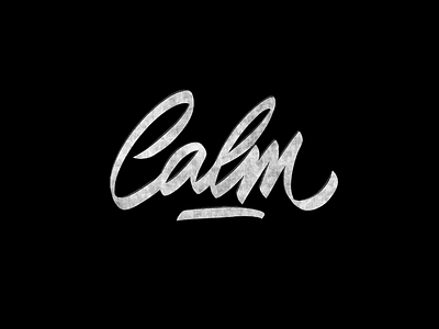 Cć / Calm behance branding bēhance calligraphy design graphic lettering logo logotype procreate types typography