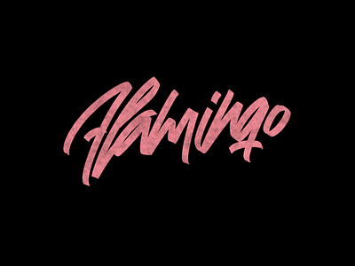 Cć / Flamingo behance branding brushes bēhance calligraphy design graphic design ipadpro lettering logo logotype procreate project types typography