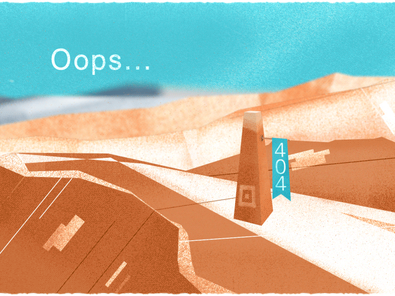 404 404 error gif illustration sand ui web