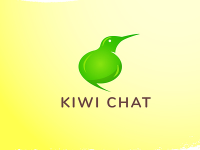 kiwi chat bird bird icon bird logo brand branding bubble chat chatting graphic design illustration kiwi logo deisgn minimal logo shots talk talk bubble vector vector illustration vectorart