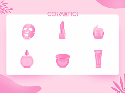 Cosmetic icons icon illustration ui