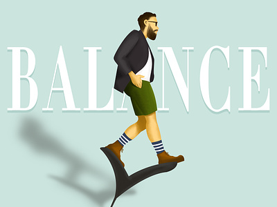 Balance illustration web