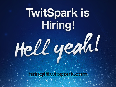 TwitSpark is Hiring hiring job
