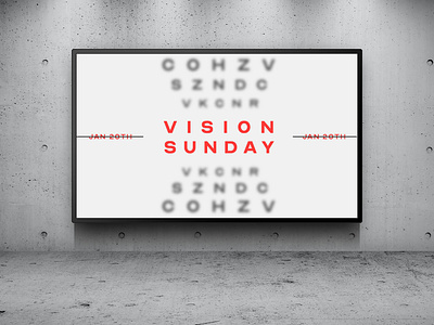Vision Sunday - Announcement