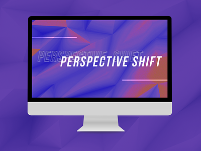 WIP "Perspective Shift" - Presentation Design design presentation presentation design slide deck slides typography wip work in progress
