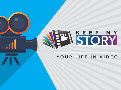 Logo For "Keep My Story" flyer graphic design illustrator logo design photoshop poster