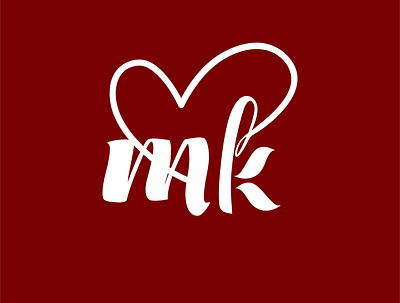 MK logo design Idea logo logodesign logotype typogaphy